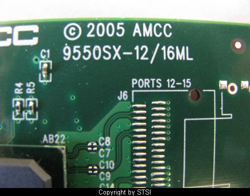 AMCC 3Ware 9550SXU 12ml SATA II RAID Controller STSI