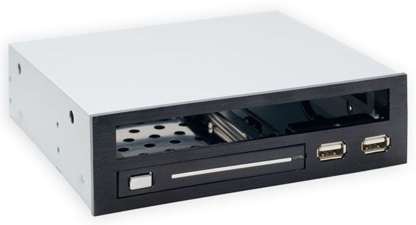 SATA Mobile Rack Slim CD DVD Enclosure Fits 5 25