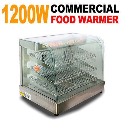 New MTN Commercial Large Countertop Desk Food Pizza Display Warmer 25 