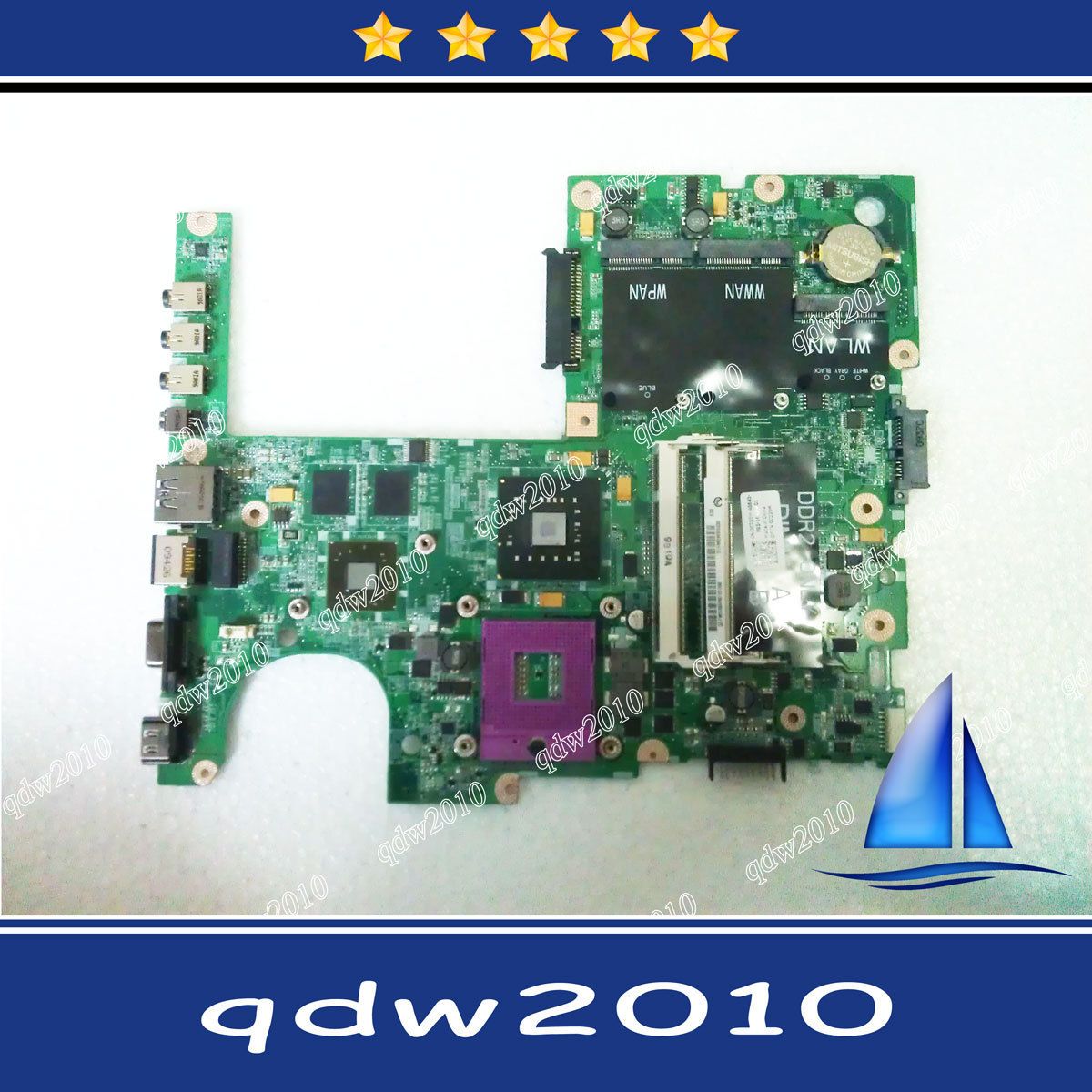    Studio 1555 Motherboard C235M 0C235M 31FM8MB0030 w ATI HD4570 512MB