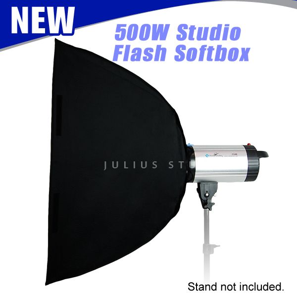 JS Photo Studio 500W Strobe Photography Flash Lighting Light Softbox 
