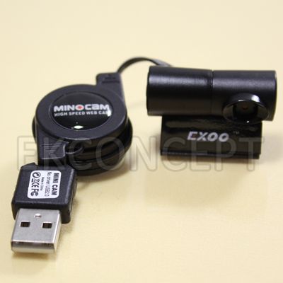 New 8 Megapixel Ultra Clear USB Webcam with Clip Black for Desktop 