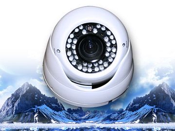 650TVL 1/3 SONY CCD 36 LED IR WHITE DOME CAMERA 3.5~8MM VARIFOCAL LENS