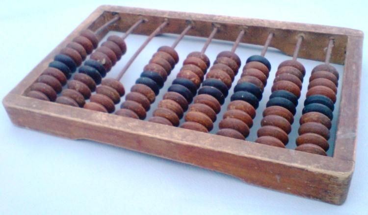 antique wooden abacus