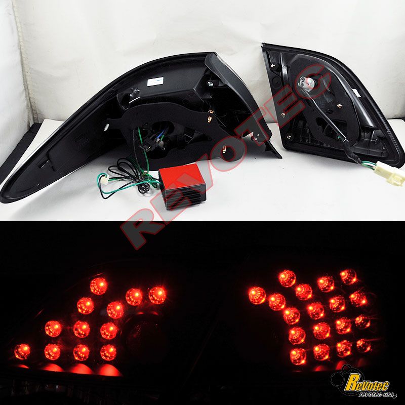 2005 2006 Lexus ES330 ES 330 LED Tail Lights Black