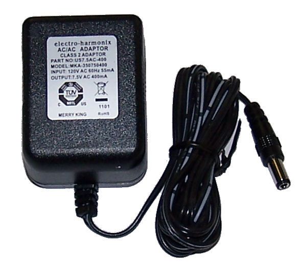 replacement 120v ac adapter that converts to 7 5v 400 ma ac for the 