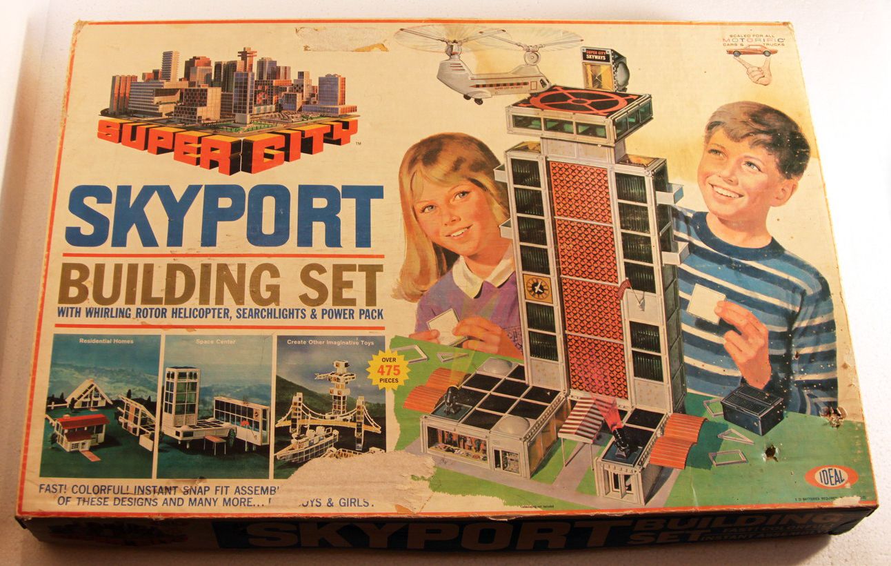   Super City SKYPORT Building Set Helicopter Accessory 3359 7 Skyscraper