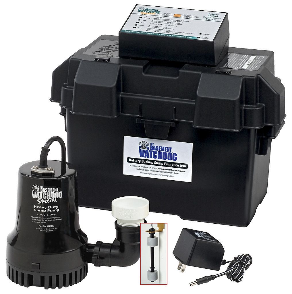 Basement Watchdog Special Battery Backup Sump Pump System BWSP