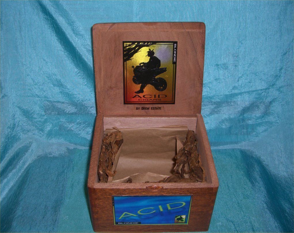 Awesome Acid Cigars by Drew Estate Cigar Box Made in Nicaragua