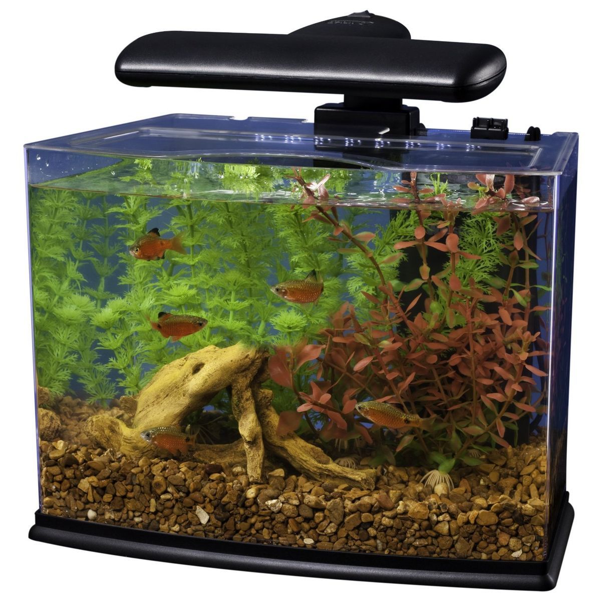 Tetra Crescent Acrylic Aquarium Seamless 16 LED Light Kit Set Desk 