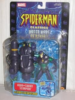 Aqua Squirt SCORPION Action Figure Spiderman Classics Water Wars