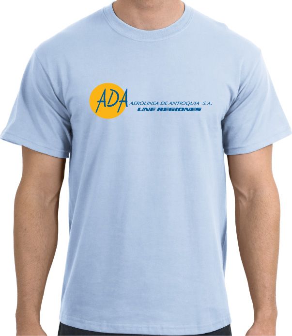 ADA Aerolínea de Antioquia Logo Colombian Airline Tee