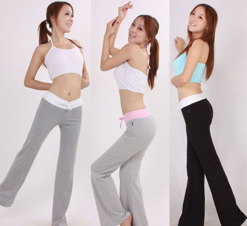 womens gym activewear casual long fitness yoga pants  