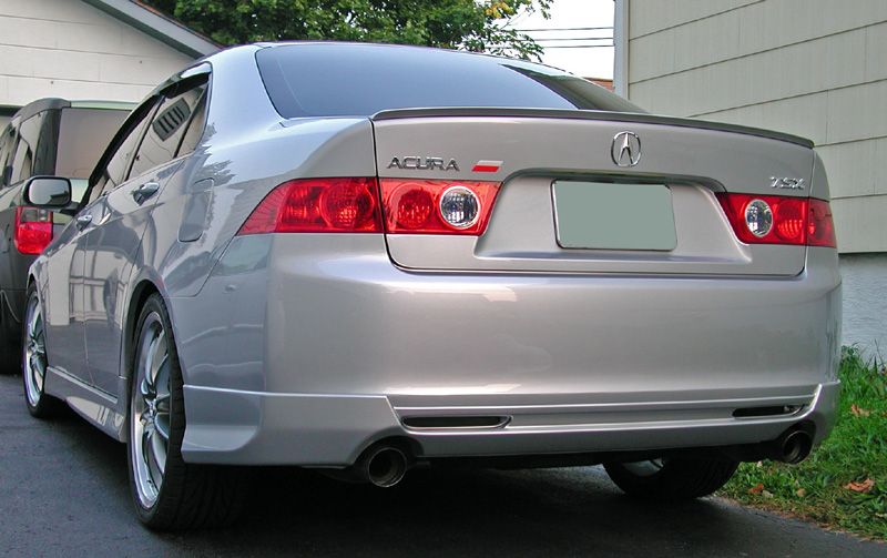   EURO ACCORD CL7 EURO R SMOKE REAR BUMPER REFLECTOR JDM 04 08 ACURA TSX