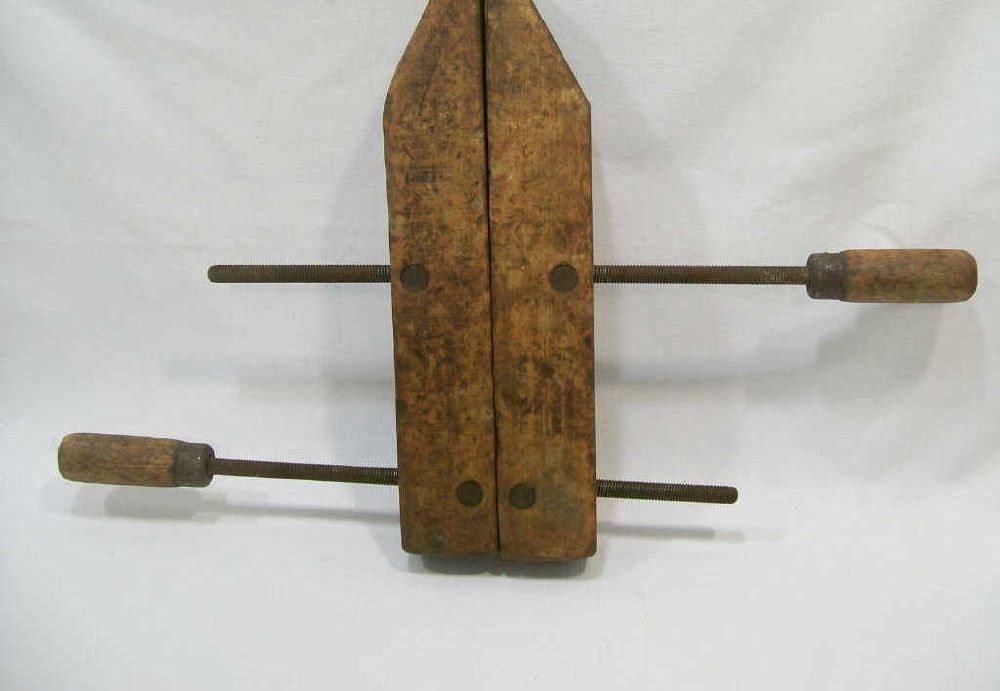 Old Wooden Clamp Made by Adjustable Clamp Co Jorgensen