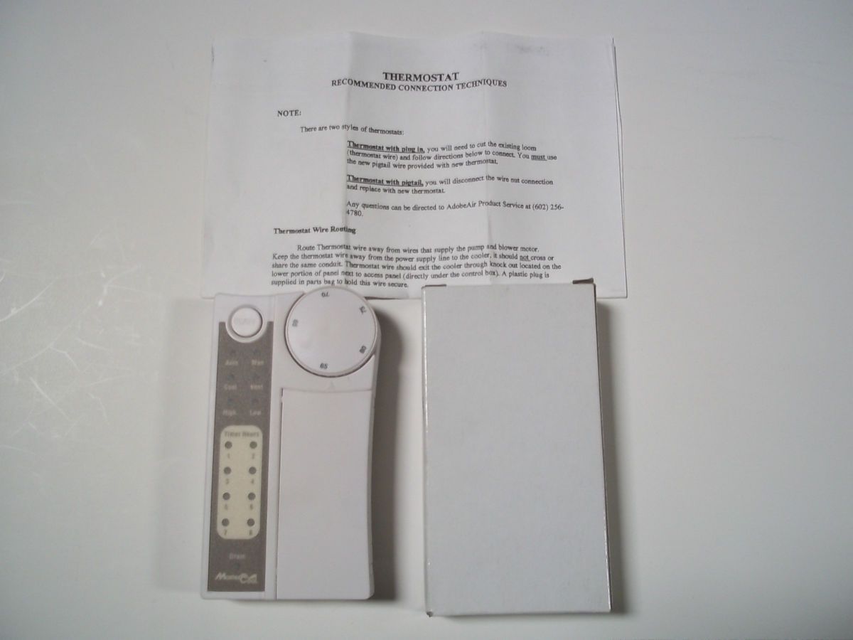 Adobe Air Mastercool Plus P225201A Evaporative Cooler Thermostat 