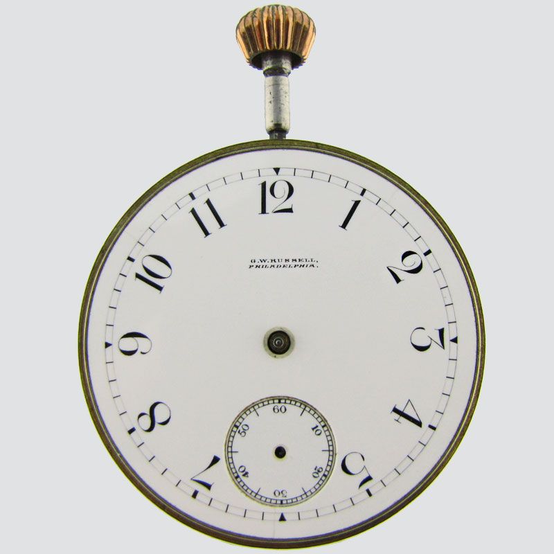 Agassiz Snail Regulator ¾ Layout Pocket Watch Movement 44 5mm Runs 