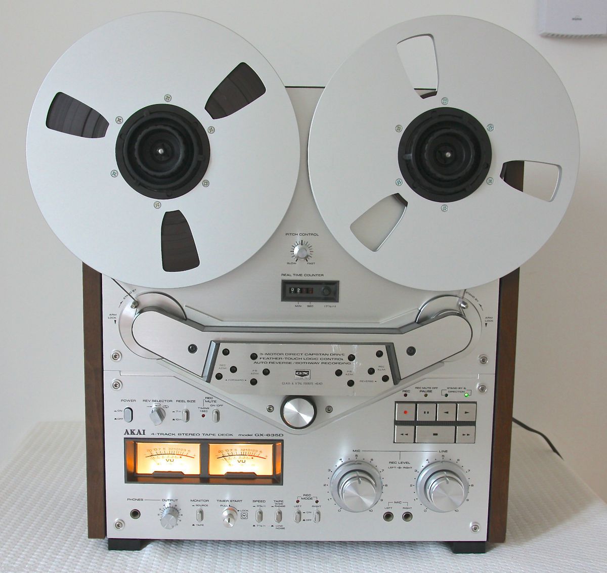 Akai Gx 635d Reel To Reel Tape Deck Recorder On Popscreen