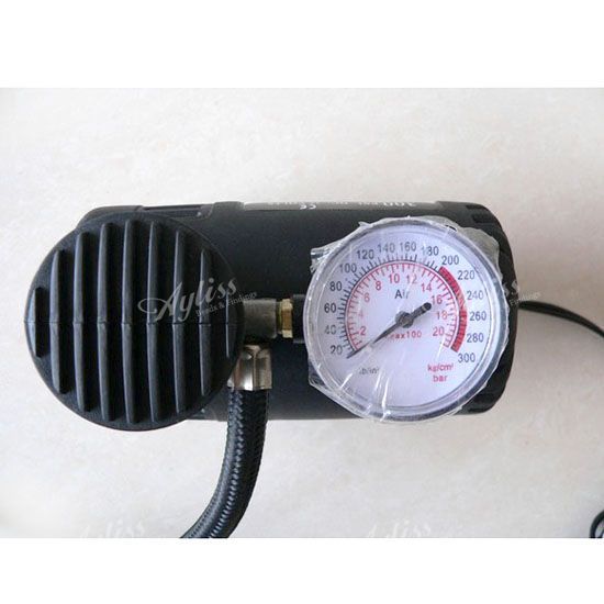   Portable Pump Air Compressor Tire Inflator Tool 300 PSI