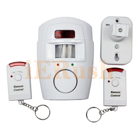 New Motion Sensor Alarm Infrared Remote Home Security