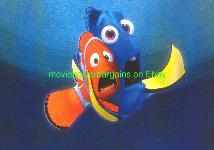 Finding Nemo Movie Poster British Quad Disney 2003