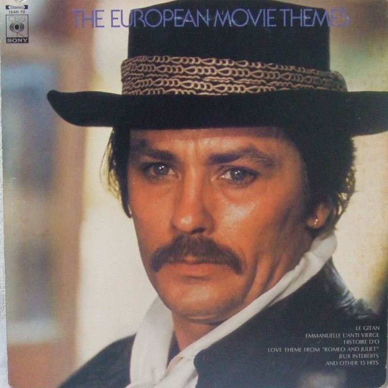 European Movie Themes LP Japan Only Alain Delon Cover