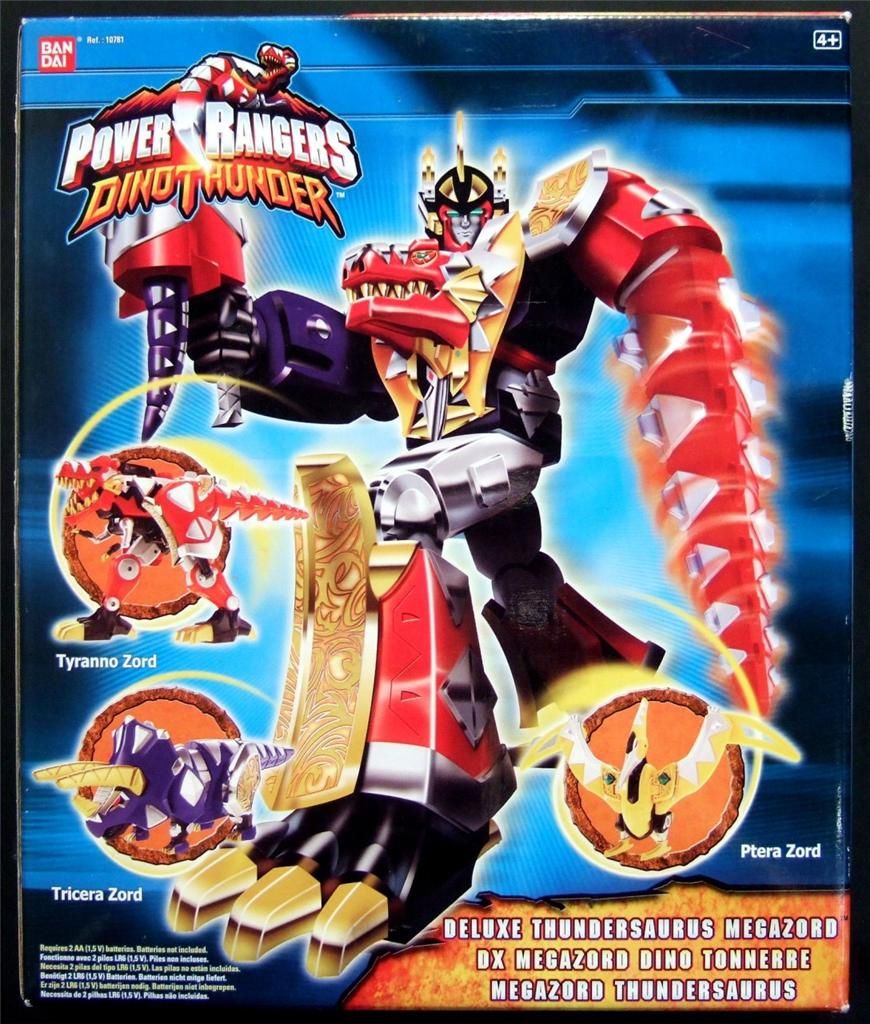 Power Rangers Dino Thunder DX Thundersaurus Megazord Bandai 10781 New 