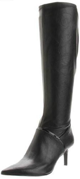 Nine West Aliceeve Womens Knee High Boots Sz 8 5 M Black 2 3 4 Heel 