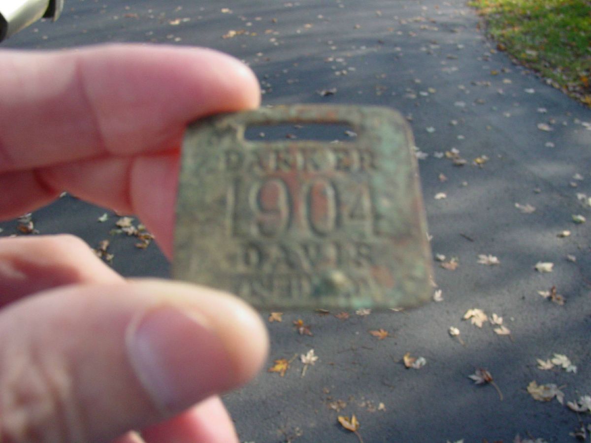 Antique Kentucky Dug Parker Davis Political Badge Fob Presidential 