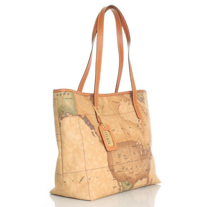 Alviero Martini 1A Classe Geo Classic Medium Shopping Bag N175 Made in 