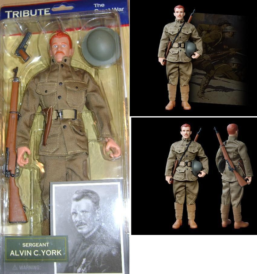 Scale 12 Legacy of Valor WWI Legend   Sergeant Alvin York MOC