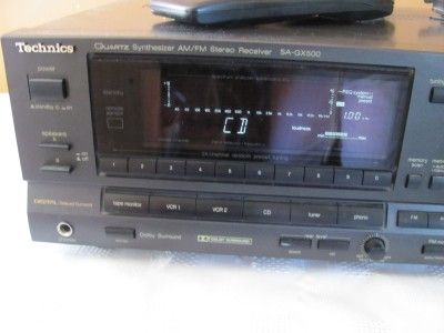 Technics Quartz Synthesizer Am FM Stereo Receiver SA GX