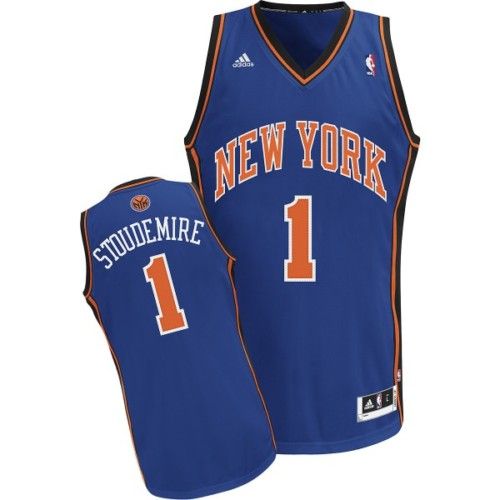 Amare Stoudemire 1 New York NBA Rev 30 Swingman Jersey