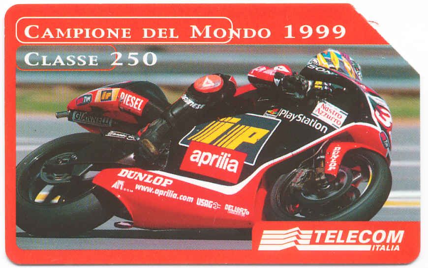 Scheda Telefonica Telecom 1110 Aprilia Loris Capirossi