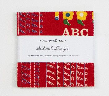 42 5 INCH SQUARES SCHOOL DAYS MODA CHARM PACK AMERICAN JANE RETRO