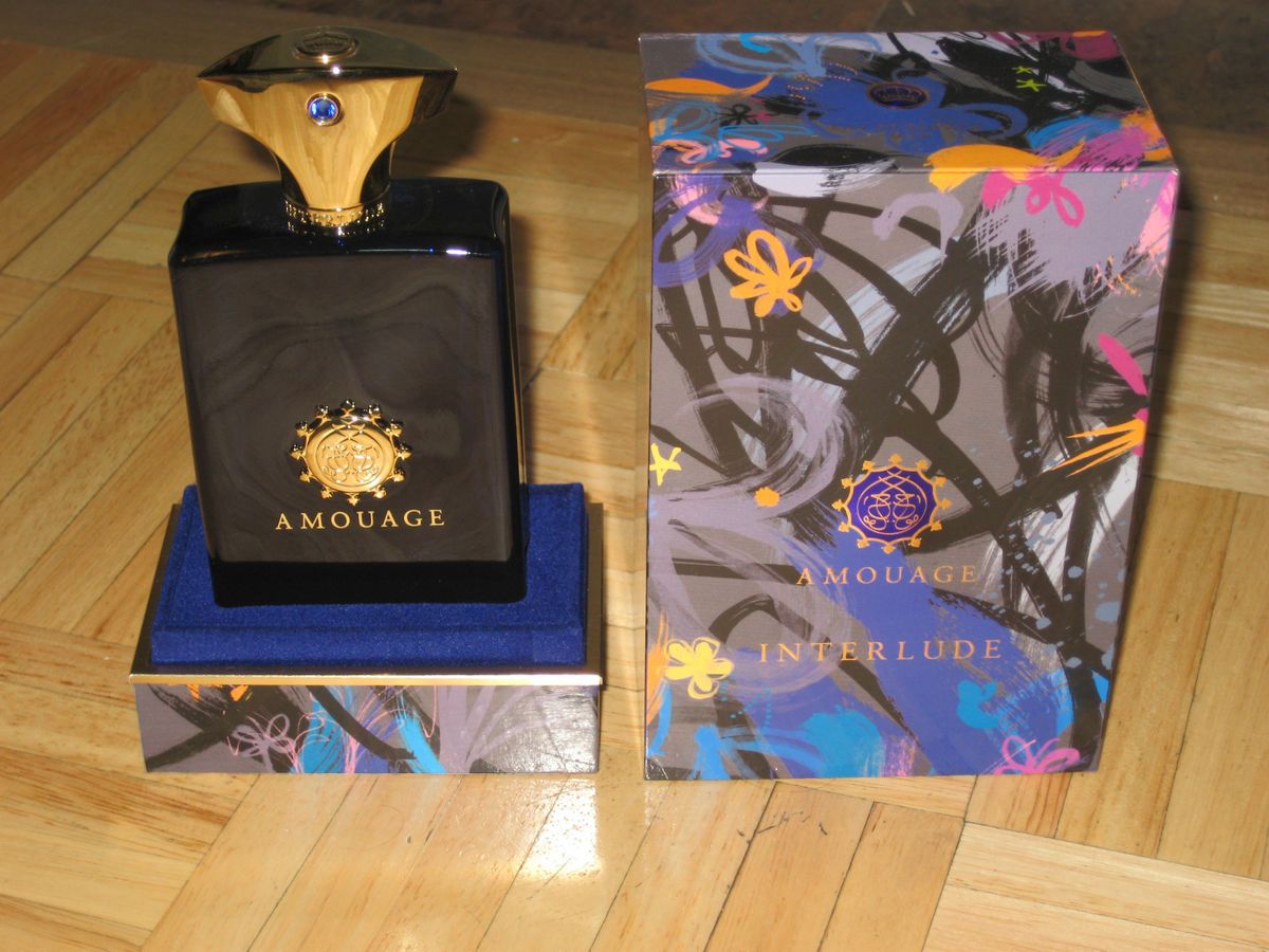 Amouage Interlude for Man EDP Spray 3 4oz 100ml New $275