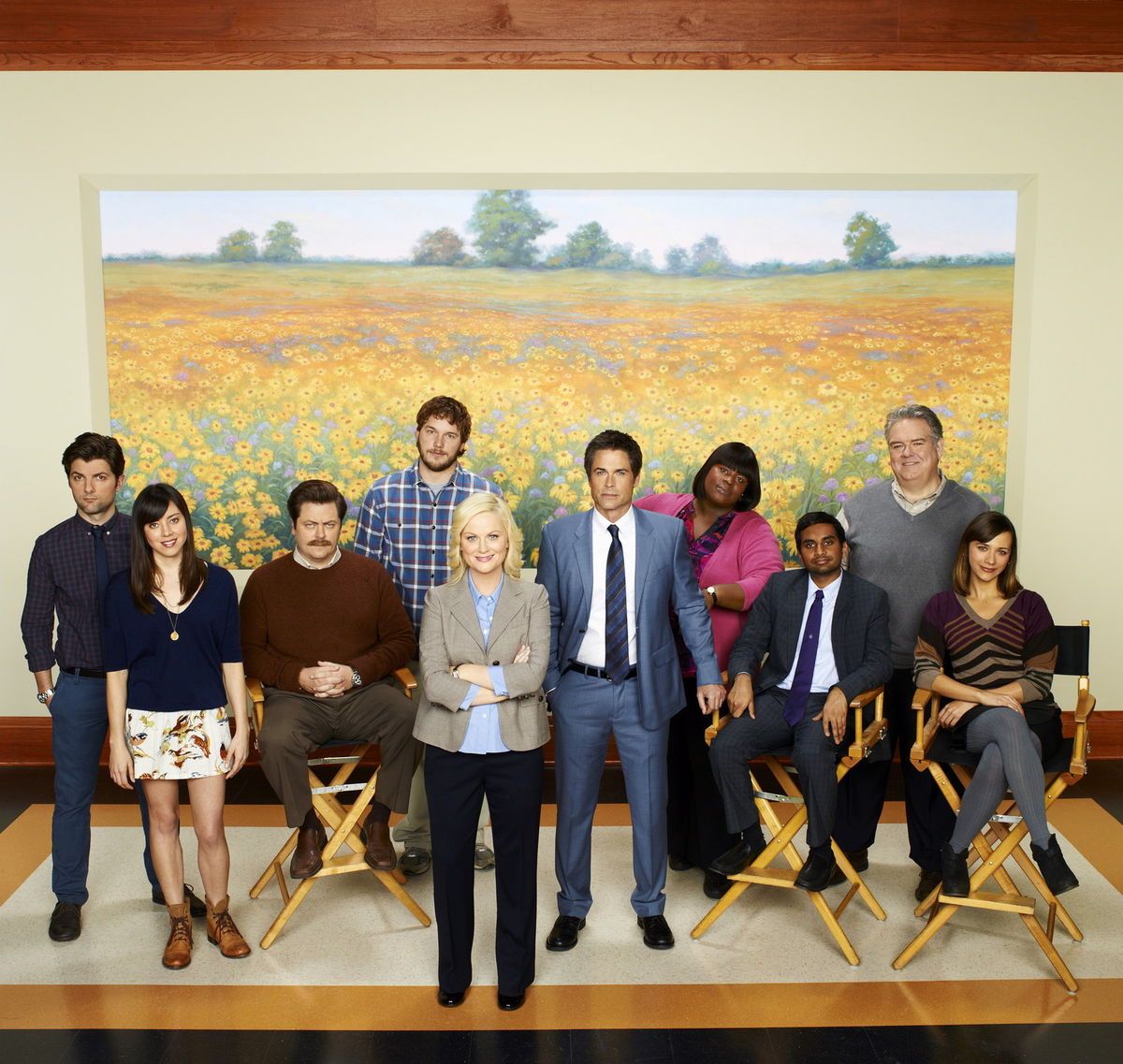 Set Visit for Parks and Recreation Meet Amy Poehler & Cast