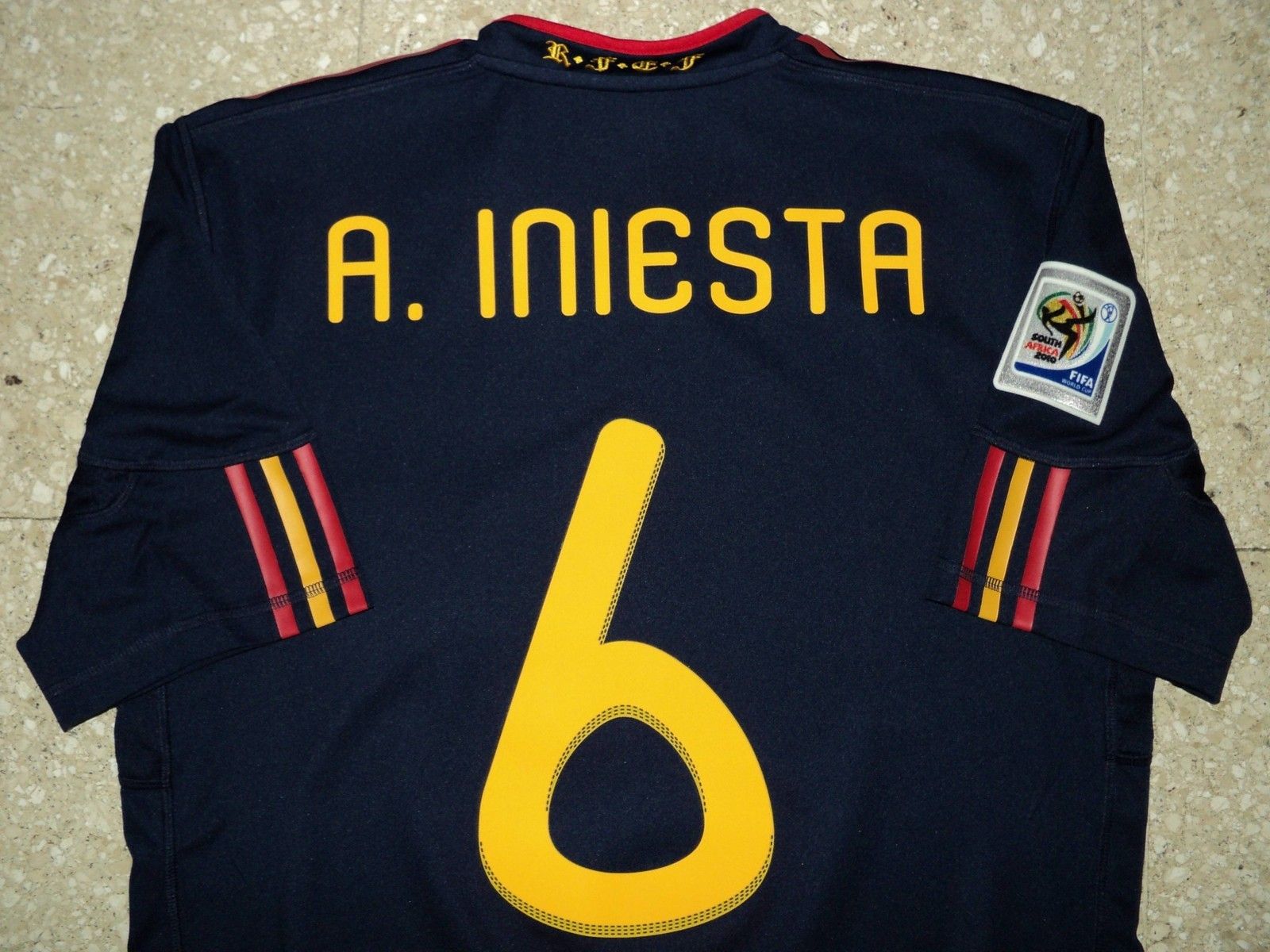 Spain Iniesta Match UNWORN Shirt World Cup 2010