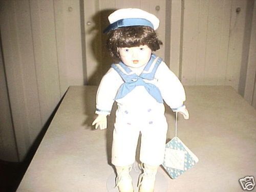 Russ Dolls of Days Gone by Andrew Porcelain Doll 1984