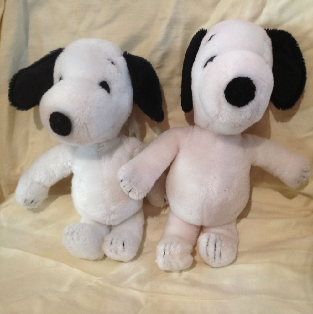 Snoopy 1968 Stuffed Animals Lot of 2