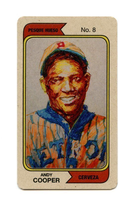 Andy Cooper 8 Very Unique Pesque Hueso Baseball Spanish Game Card 