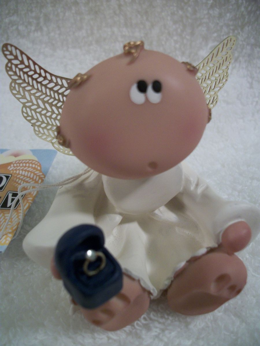 Angel Cheeks Proposal Figurine Will You Marry Me  Tag and Free Gift 