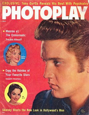  Presley cover Photoplay July 1959 Marilyn Monroe Ann Blyth Tony Curtis