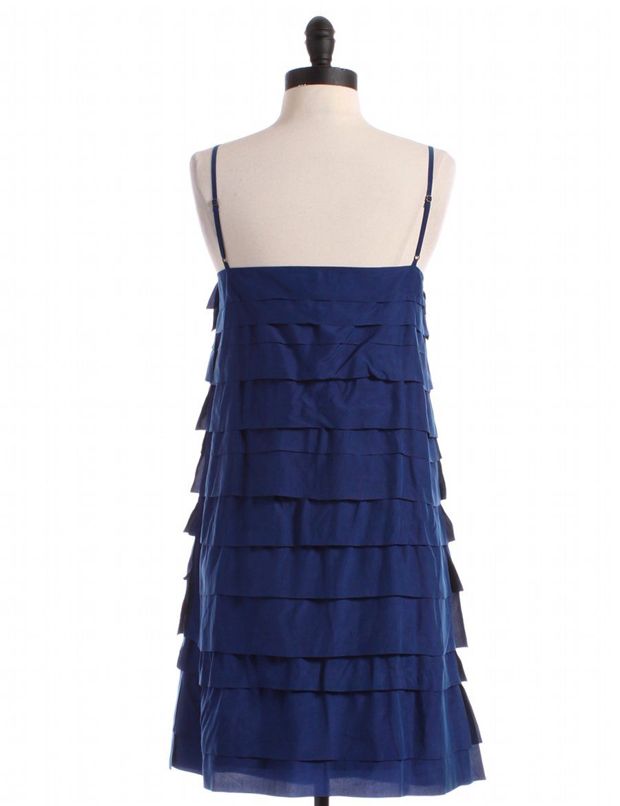 nwt blue tiered shift by ann taylor loft size 10 blue shift price $ 30 