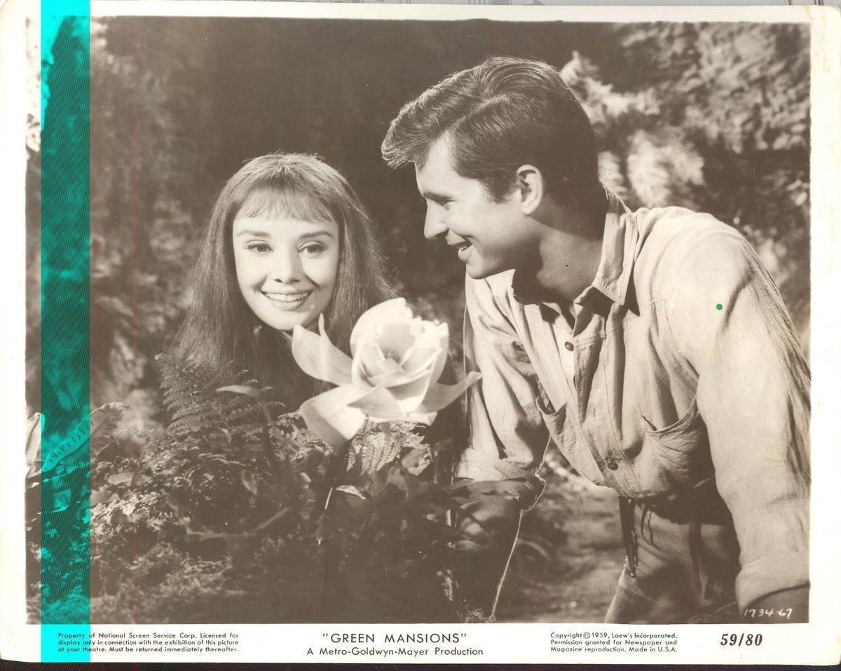 Audrey Hepburn Anthony Perkins Green Mansions Original On Popscreen