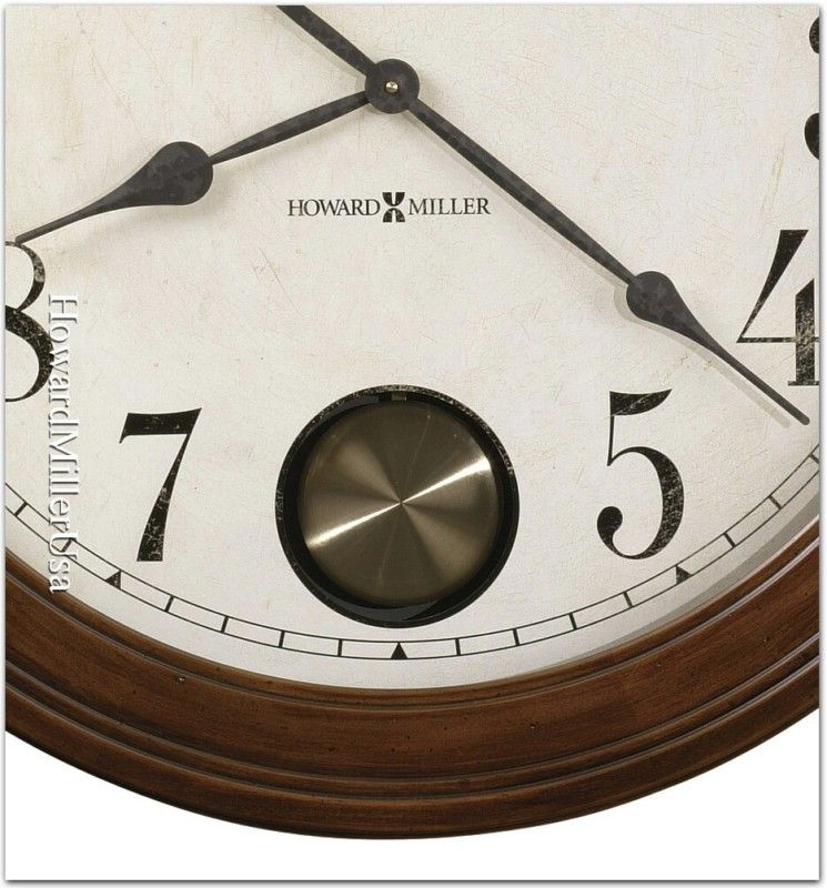 620 484 Howard Miller 32 1/2 (83 cm) Cherry Large Wall Clock, Quartz 