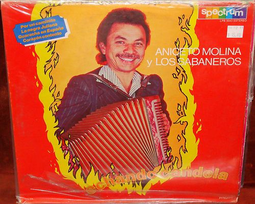 Aniceto Molina Y Los Sabaneros Echando Candela LP SS