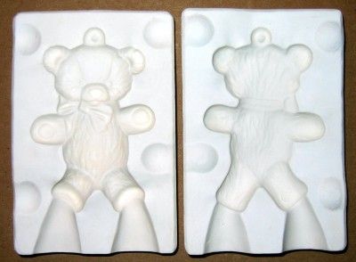 Alberta A 237 Teddy Bear Ornament Vintage Ceramic Mold