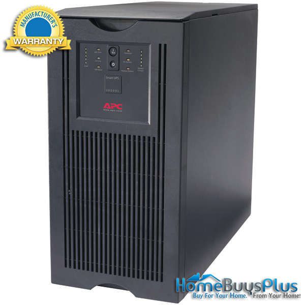 APC SUA3000XL Smart UPS XL 3000VA 120V Tower Rack Convertible UPS 