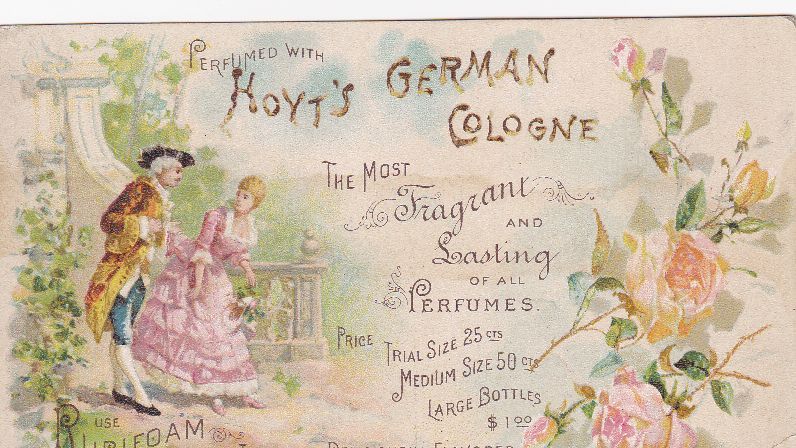 Hoyts German Cologne Rubifoam Annawan IL Trade Card